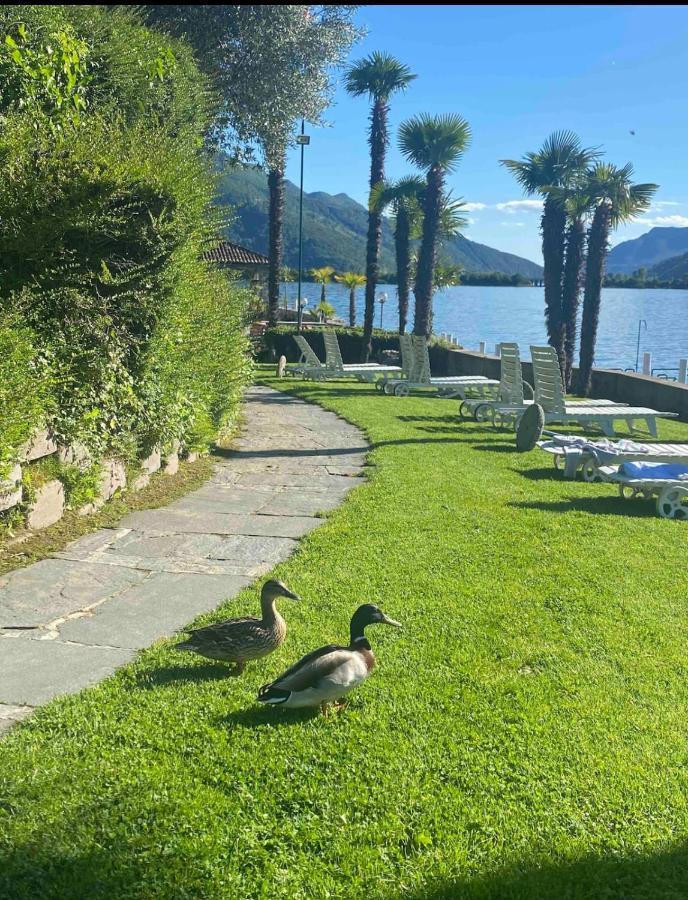 ビッソーネHoliday On The Lake Lugano 2アパートメント エクステリア 写真