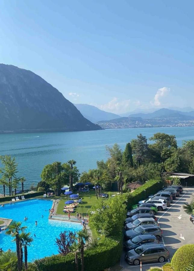 ビッソーネHoliday On The Lake Lugano 2アパートメント エクステリア 写真