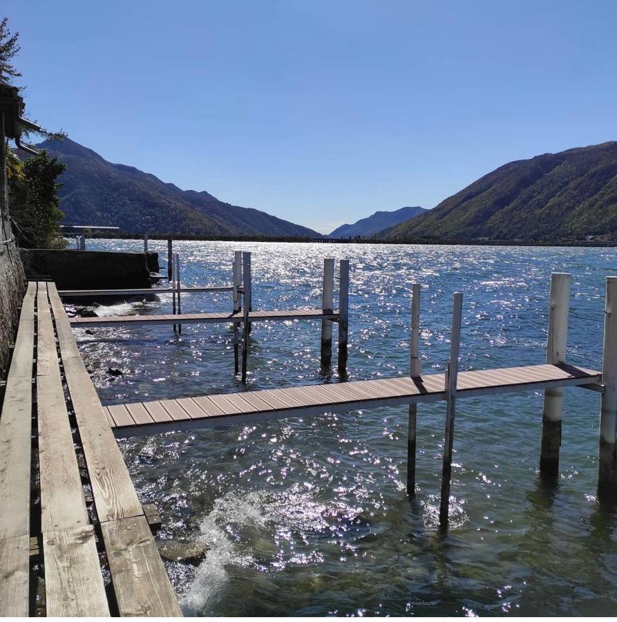 ビッソーネHoliday On The Lake Lugano 2アパートメント エクステリア 写真
